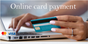 Pay online with your card using your Pay@ account number